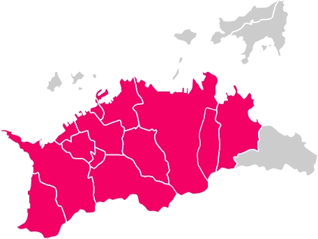 対応エリアマップ