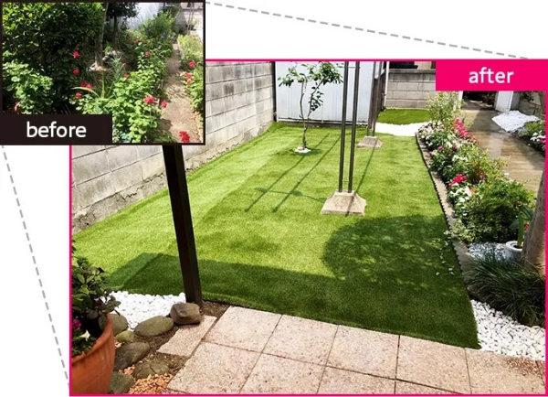 花壇作成事例 2