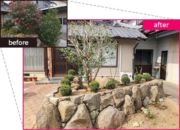 庭木の剪定・植栽事例